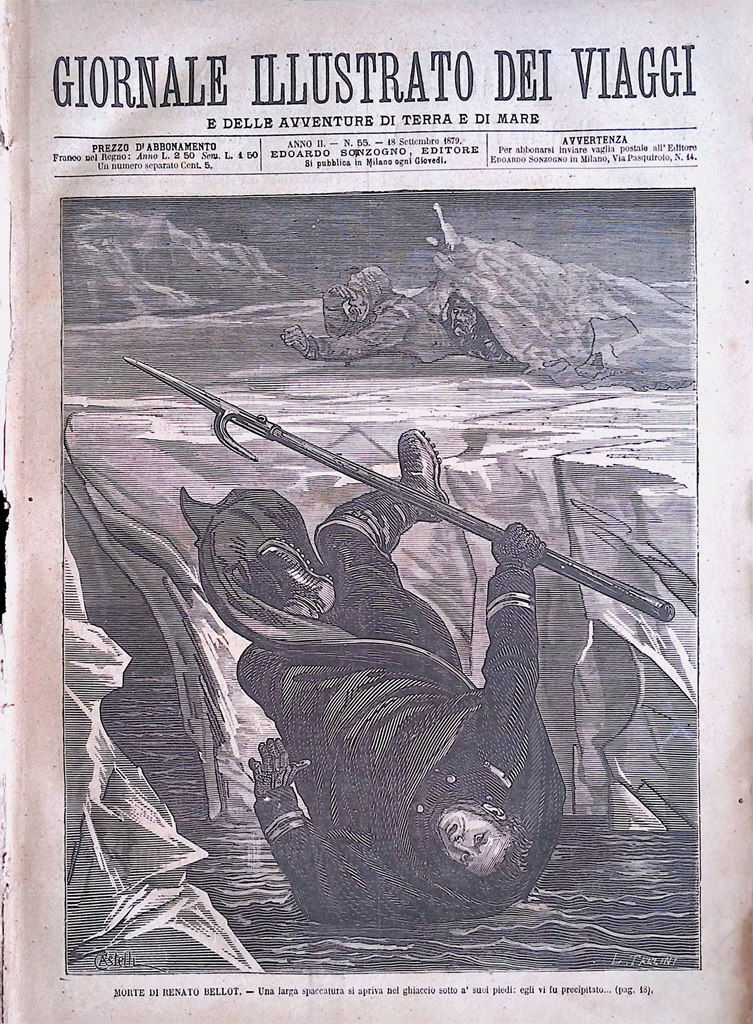 Giornale Illustrato dei Viaggi 18 Settembre 1879 Morte René Bellot …