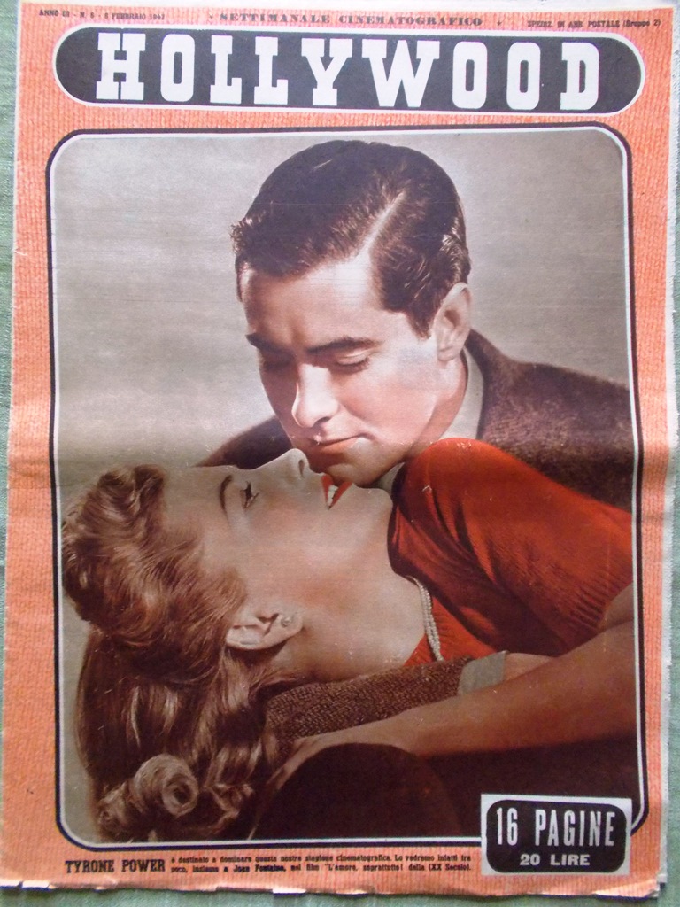 Hollywood del 8 Febbraio 1947 Tyrone Power Hatfield Allison Bobby …