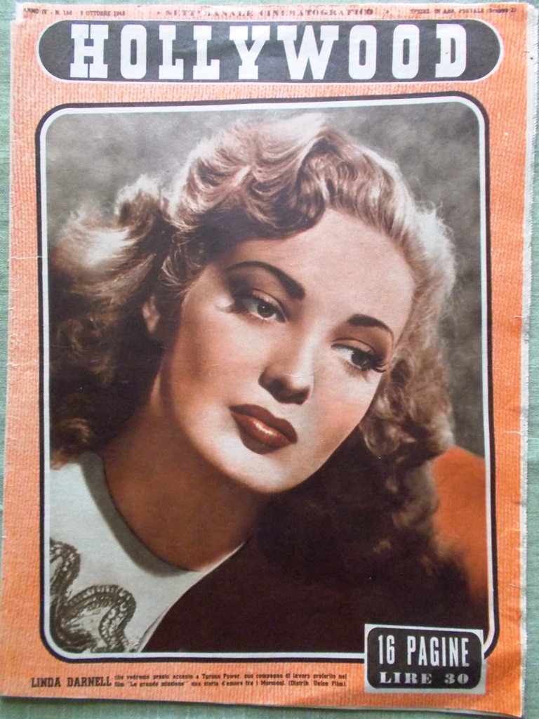 Hollywood del 9 Ottobre 1948 Darnell Palermini Stewart Liz Taylor …