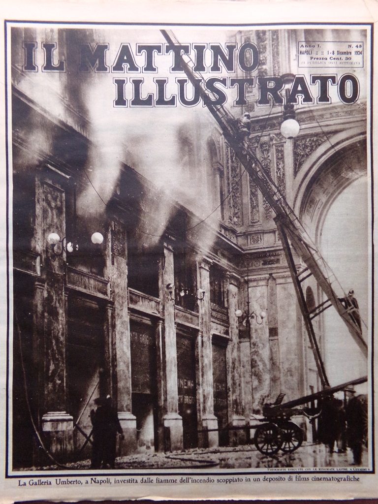 Il Mattino Illustrato 1 Dicembre 1924 Galleria Umberto Padova Perle …