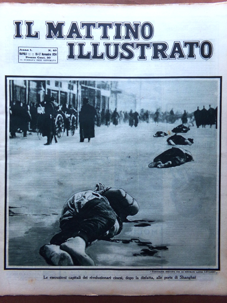 Il Mattino Illustrato 10 Novembre 1924 Albergo Poveri Talmadge Mar …