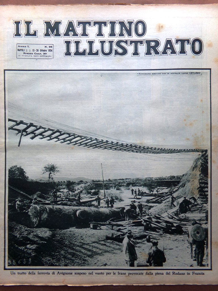 Il Mattino Illustrato 13 Ottobre 1924 Ostia Elefanti Anatomia Piena …