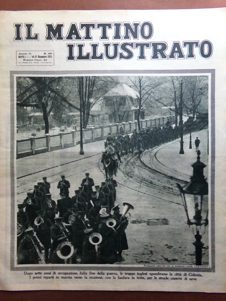 Il Mattino Illustrato 14 Dicembre 1925 Pace di Locarno Tolstoi …