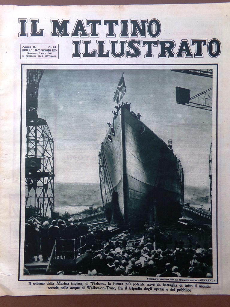 Il Mattino Illustrato 14 Settembre 1925 Nelson Monza Corsica Shenandoah …