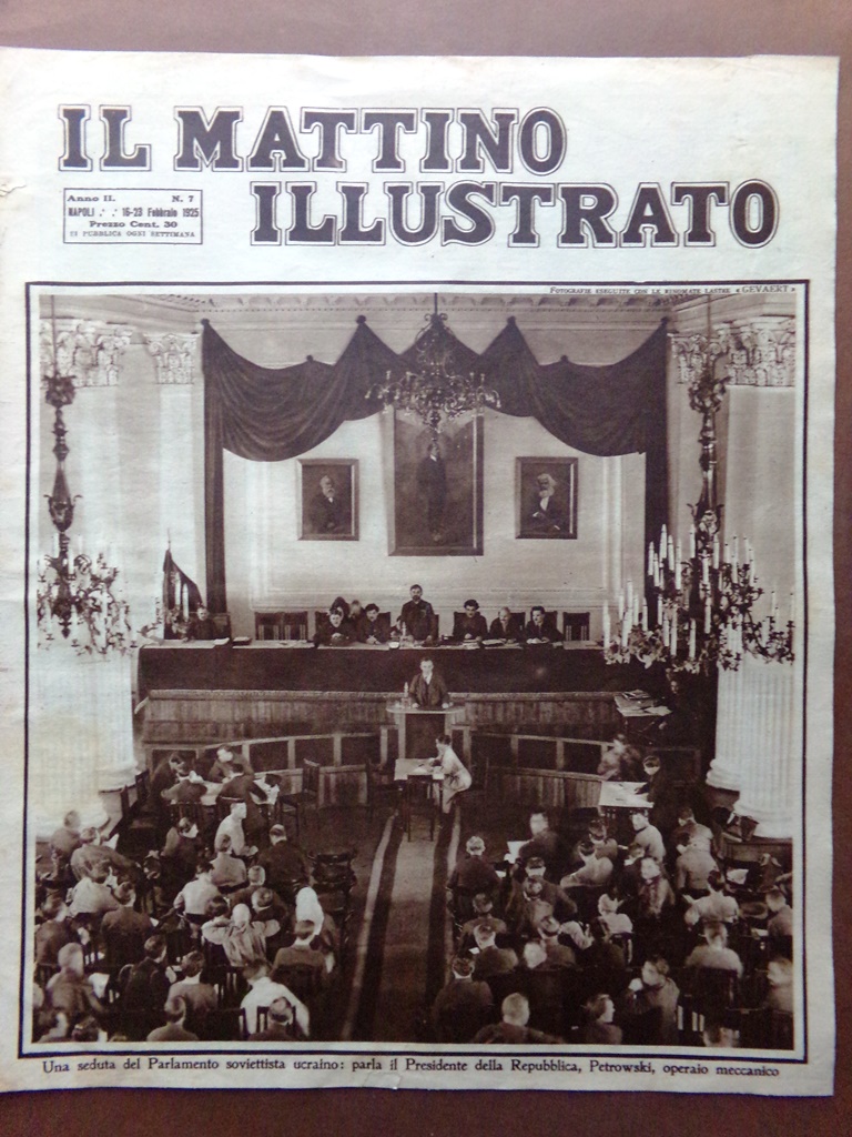 Il Mattino Illustrato 16 Febbraio 1925 Ordine Calatrava Falstaff Verdi …