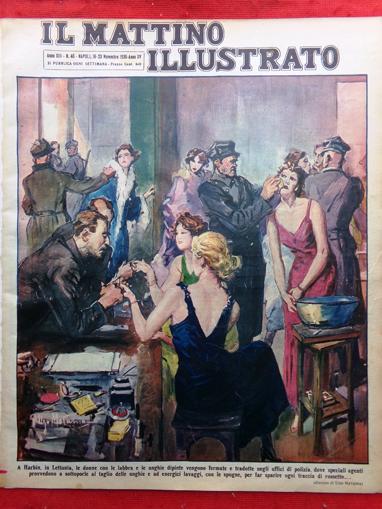 Il Mattino Illustrato 16 Novembre 1936 Miracolo di Rogliano Casteldante …