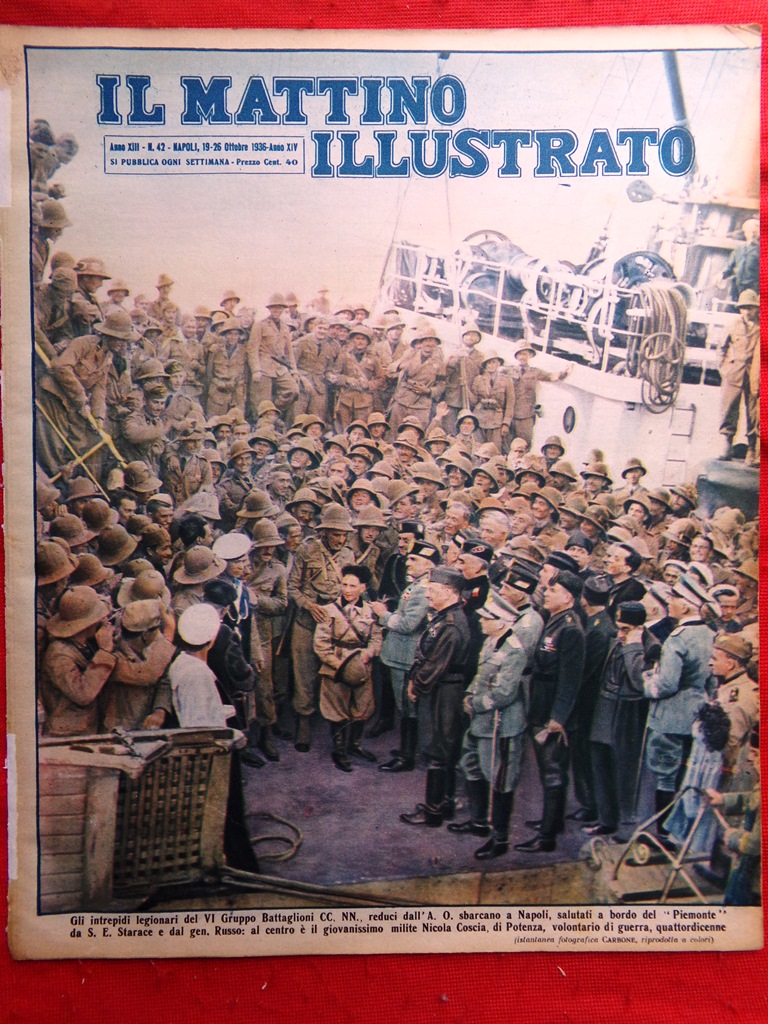 Il Mattino Illustrato 19 Ottobre 1936 Valle dell'Orco Latte Soldati …