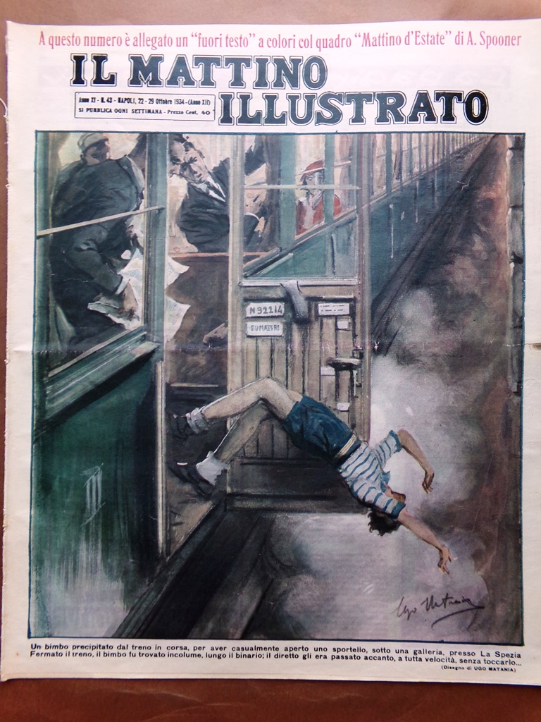 Il Mattino Illustrato 22 Ottobre 1934 Eccidio di Marsiglia Mato …