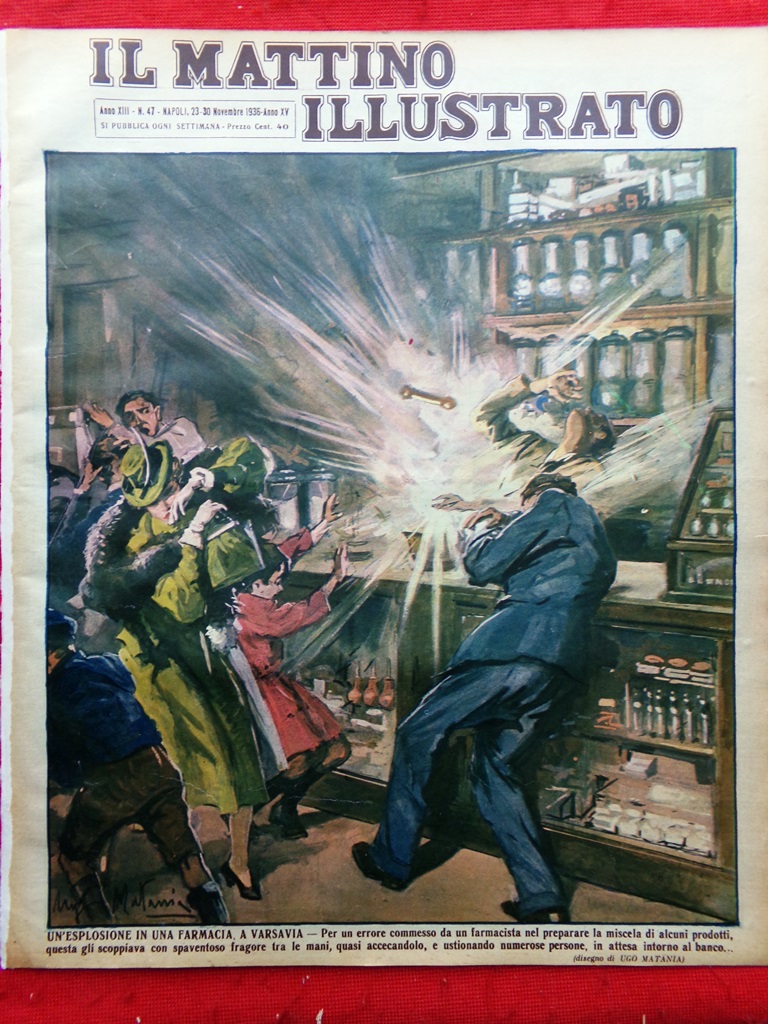 Il Mattino Illustrato 23 Novembre 1936 Sforza Giro del Mondo …