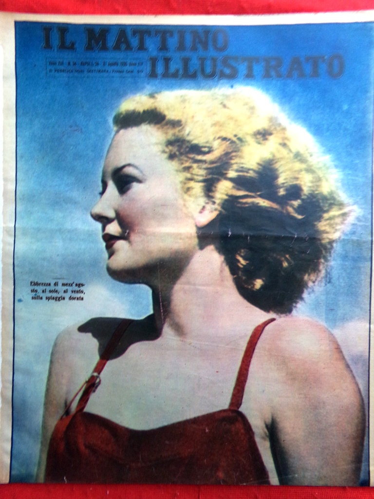 Il Mattino Illustrato 24 Agosto 1936 Manoscritti Val Soana Beethoven …