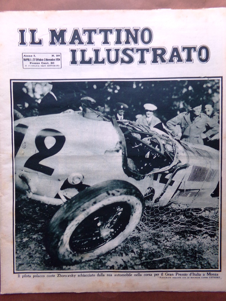 Il Mattino Illustrato 27 Ottobre 1924 Louis Zborowsky Subiaco Fiera …