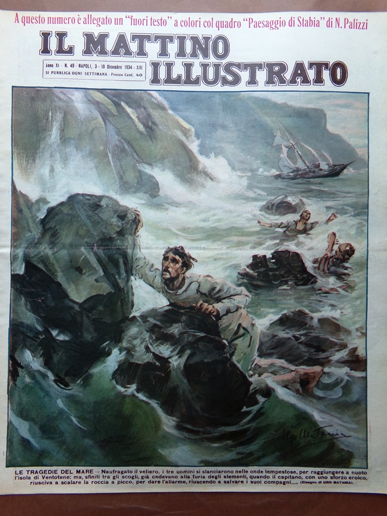 Il Mattino Illustrato 3 Dicembre 1934 Aula Magna Watussi Macbeth …