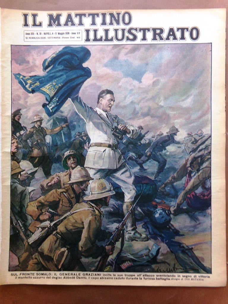 Il Mattino Illustrato 4 Maggio 1936 Duce e Aprilia Siracusa …