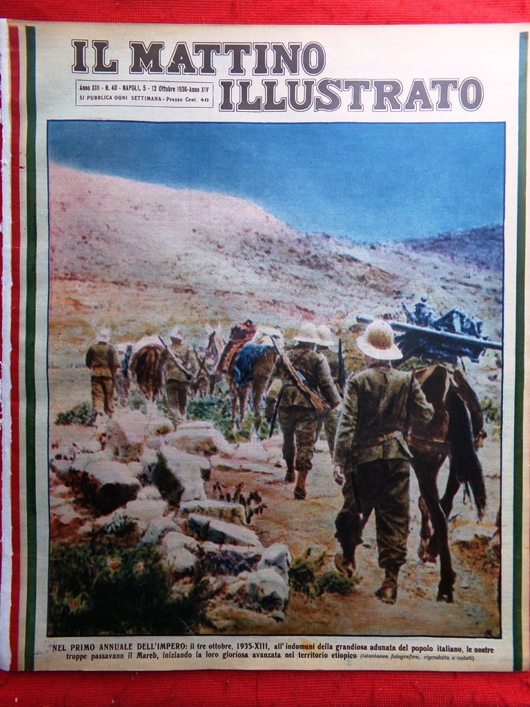 Il Mattino Illustrato 5 Ottobre 1936 San Sebastiano Cella Tommaso …