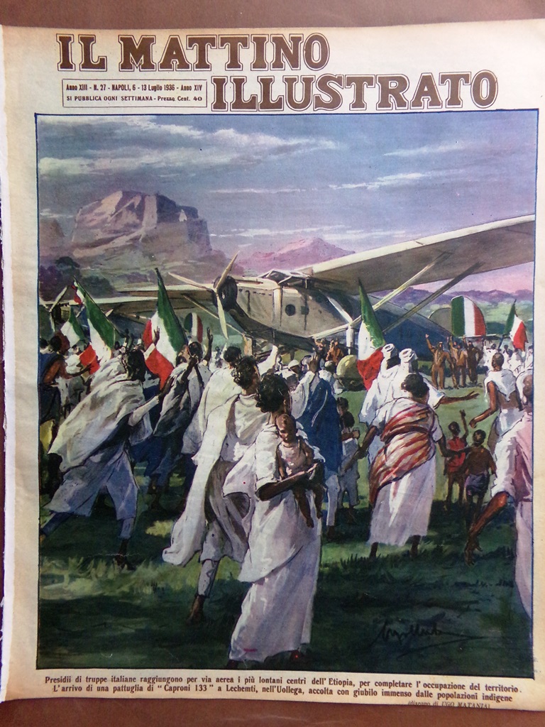Il Mattino Illustrato 6 Luglio 1936 Morte Petrolini Val D'Aosta …