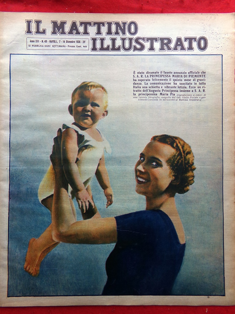 Il Mattino Illustrato 7 Dicembre 1936 Morte Fregoli Lavallière Positano …