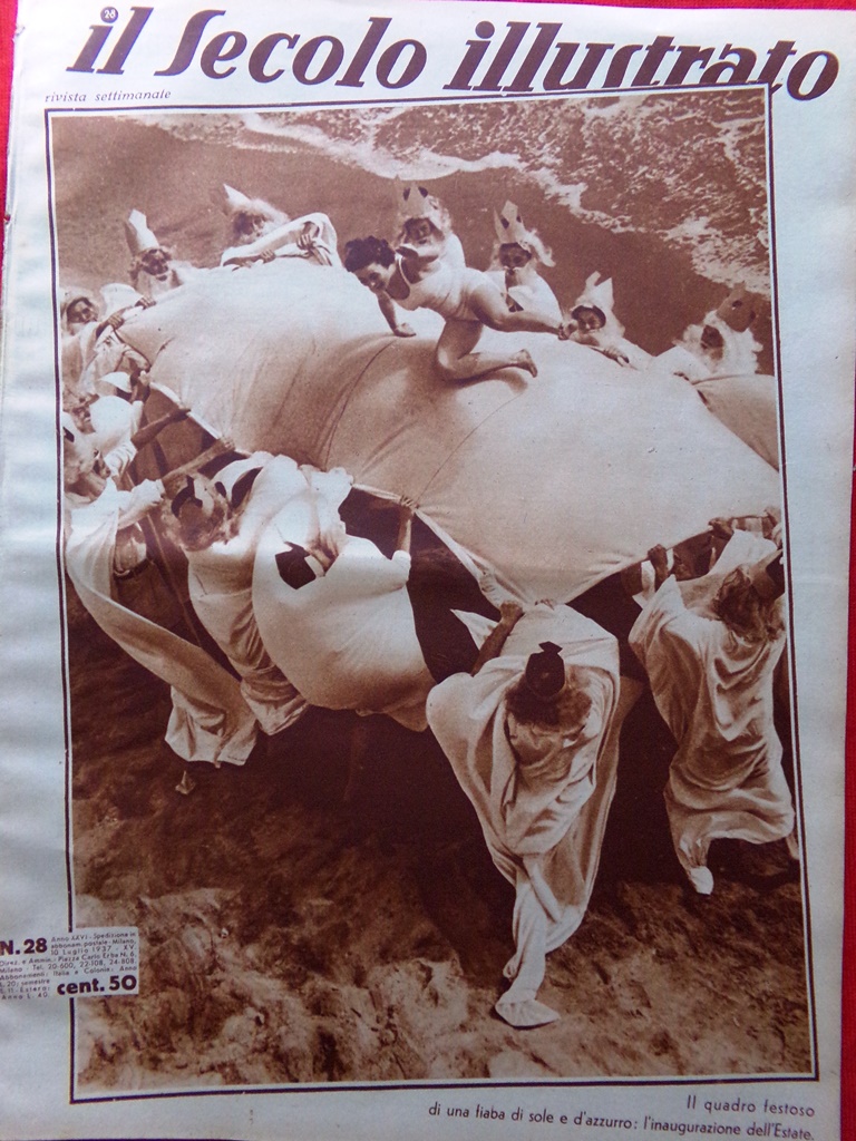 Il Secolo Illustrato 10 Luglio 1937 Smemorato Rodez Jean Harlow …