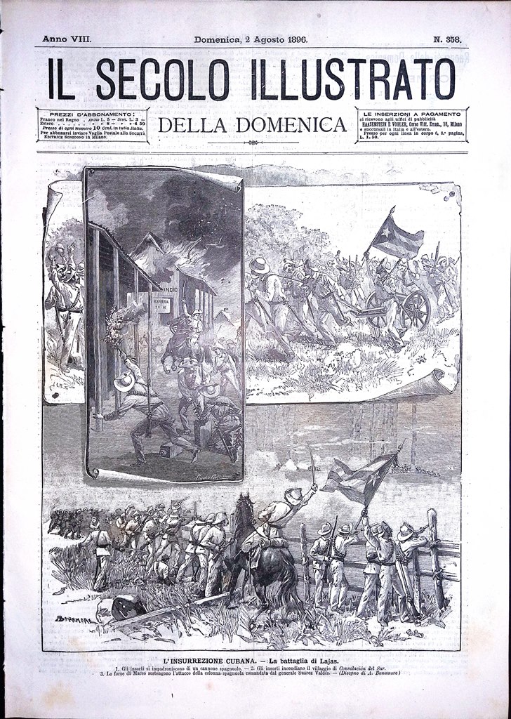 Il Secolo Illustrato 2 Agosto 1896 Santa Rosalia Palermo Rivolta …