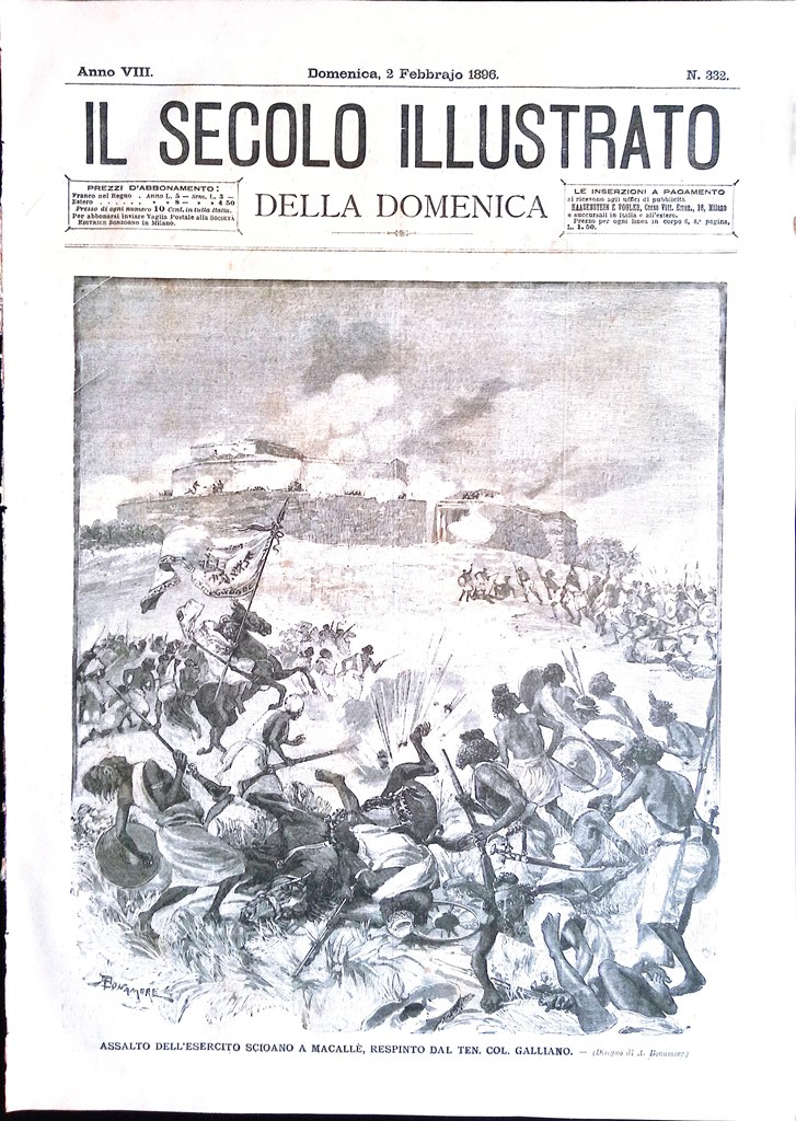 Il Secolo Illustrato 2 Febbraio 1896 Processo Rontgen Tombe Italiani …