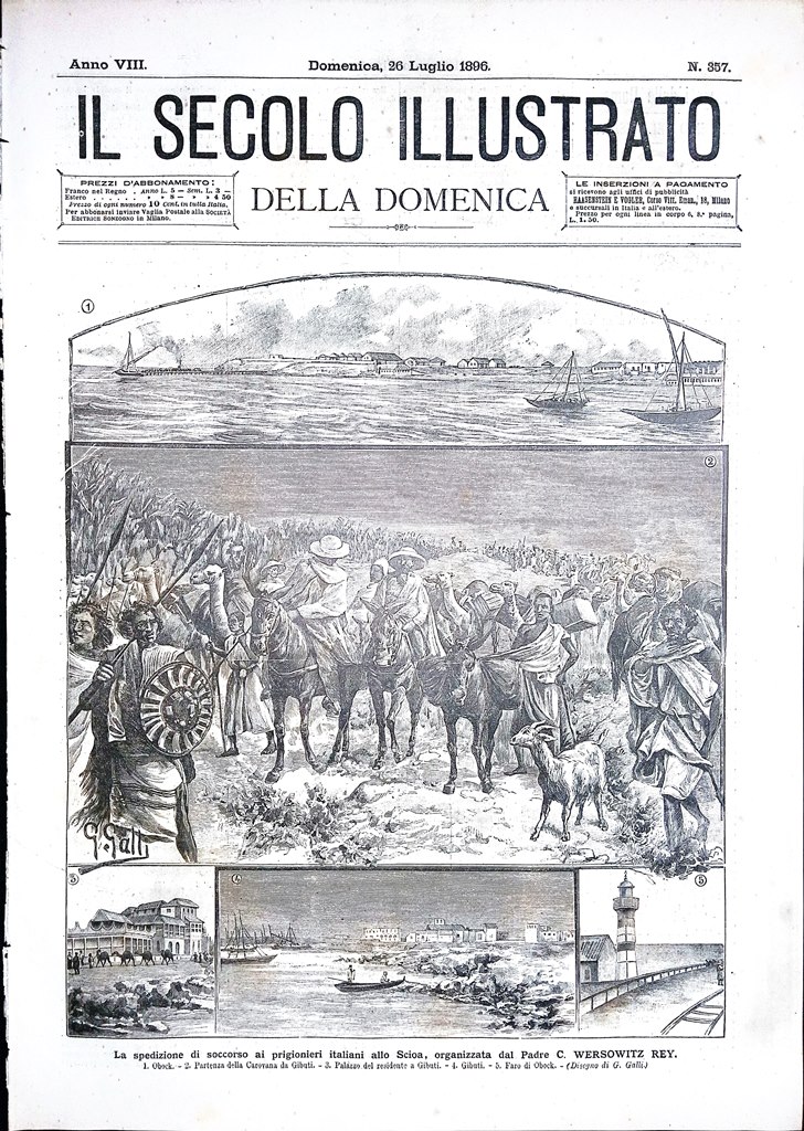 Il Secolo Illustrato 26 Luglio 1896 Marte Goethe Schiller Villari …