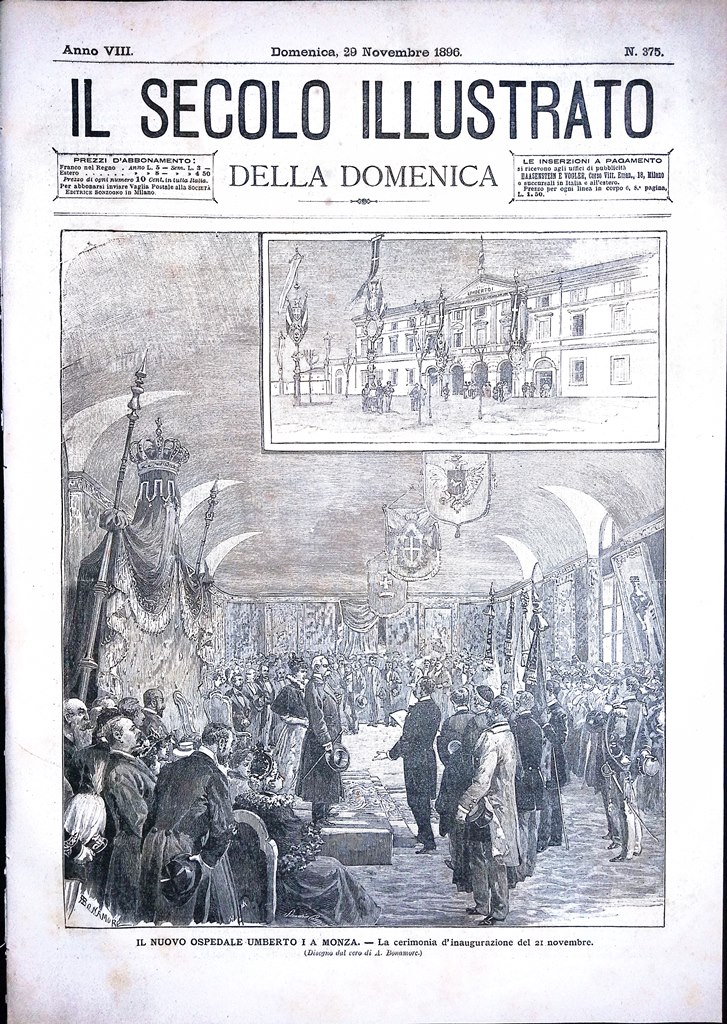 Il Secolo Illustrato 29 Novembre 1986 Ospedale Umberto I Monza …