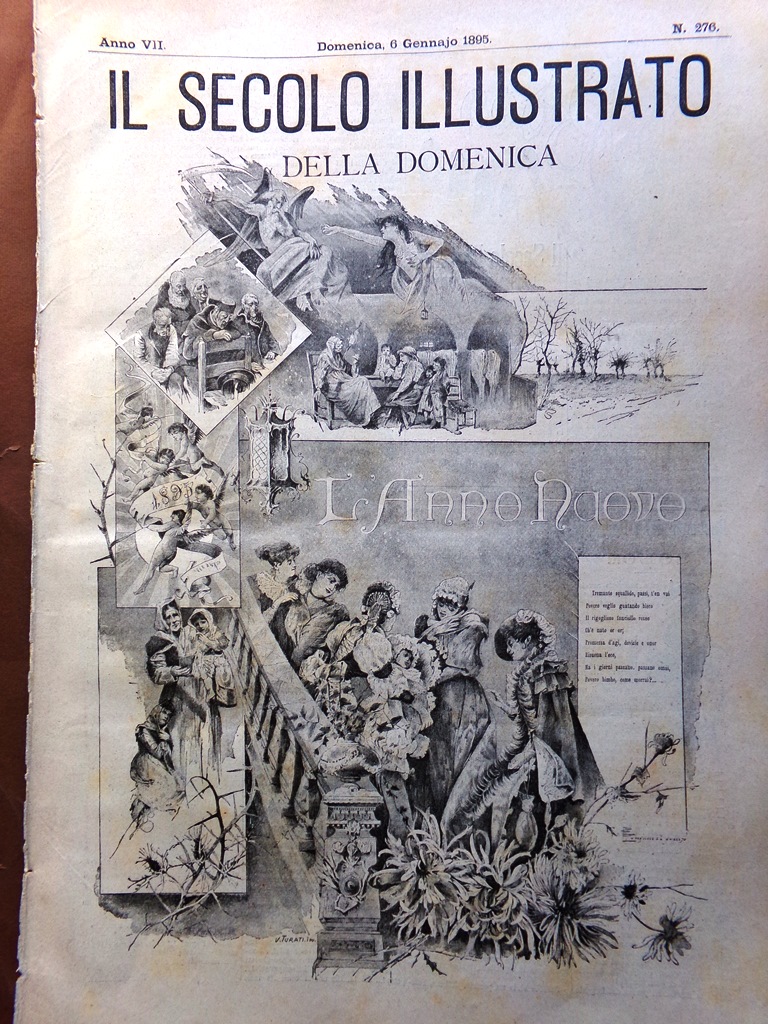 Il Secolo Illustrato 6 Gennaio 1895 Battaglia Saganeiti Cina Giappone …