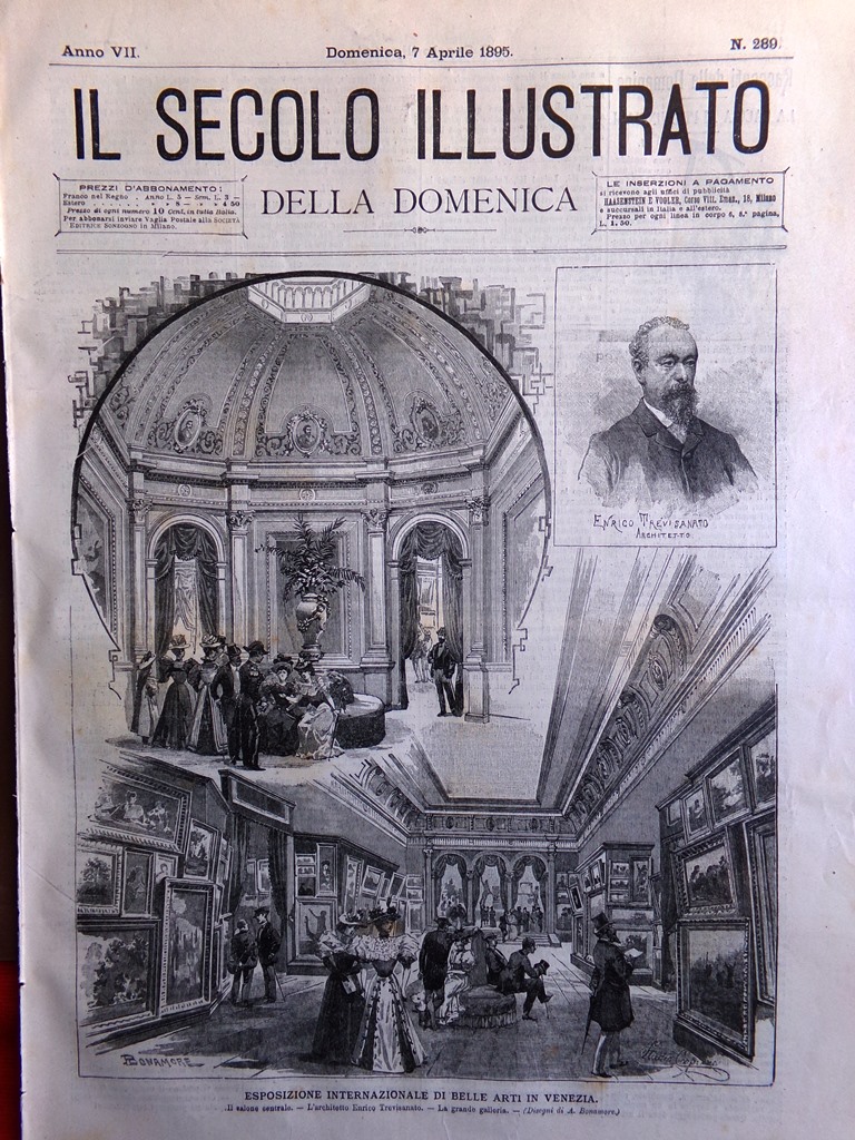 Il Secolo Illustrato 7 Aprile 1895 Monumento Garibaldi Roma Belle …