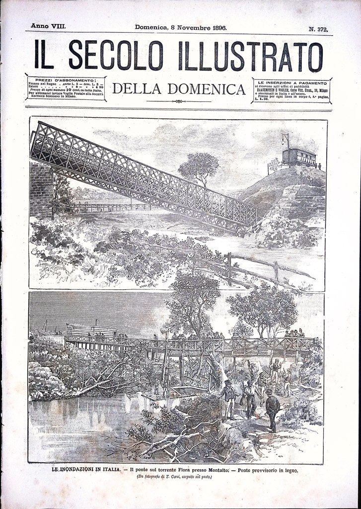 Il Secolo Illustrato 8 Novembre 1896 Rivista Principe Napoli Rio …