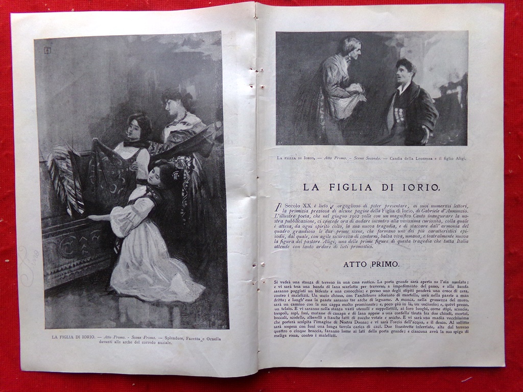 Il Secolo XX Marzo 1904 Figlia Iorio D'Annunzio Alchimia Innsbruck …