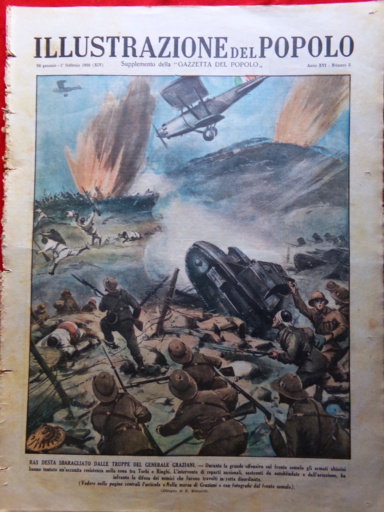 Illustrazione del Popolo 1 Febbraio 1936 Lilian Harvey Graziani Telefono …