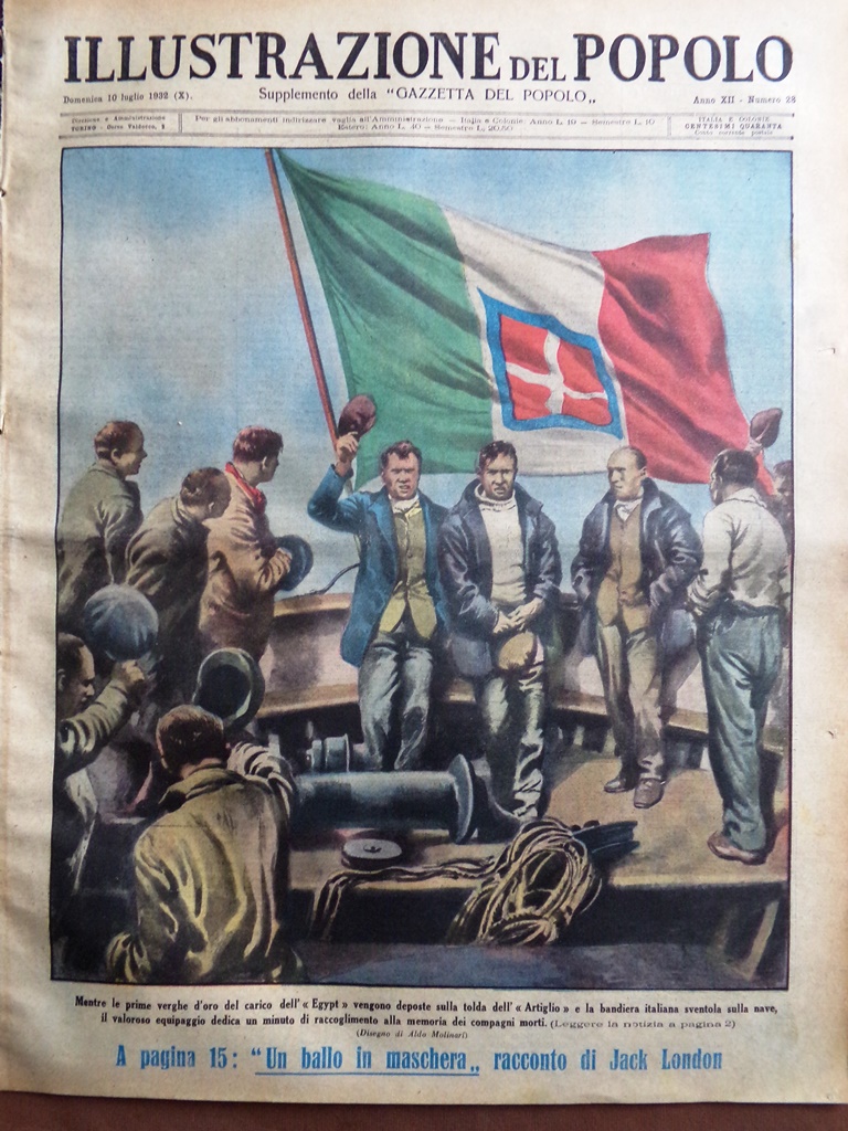 Illustrazione del Popolo 10 Luglio 1932 Eisenmenger Giro Francia Ascot …
