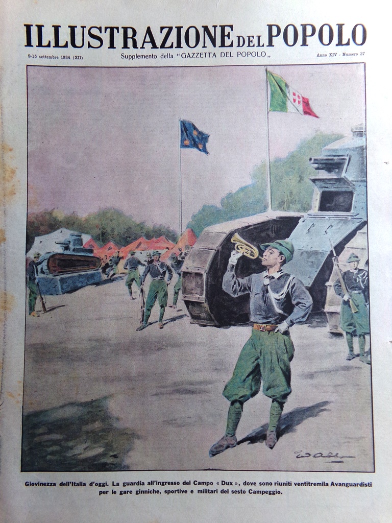 Illustrazione del Popolo 15 Settembre 1934 Combi Kirghisi Fiera Levante …