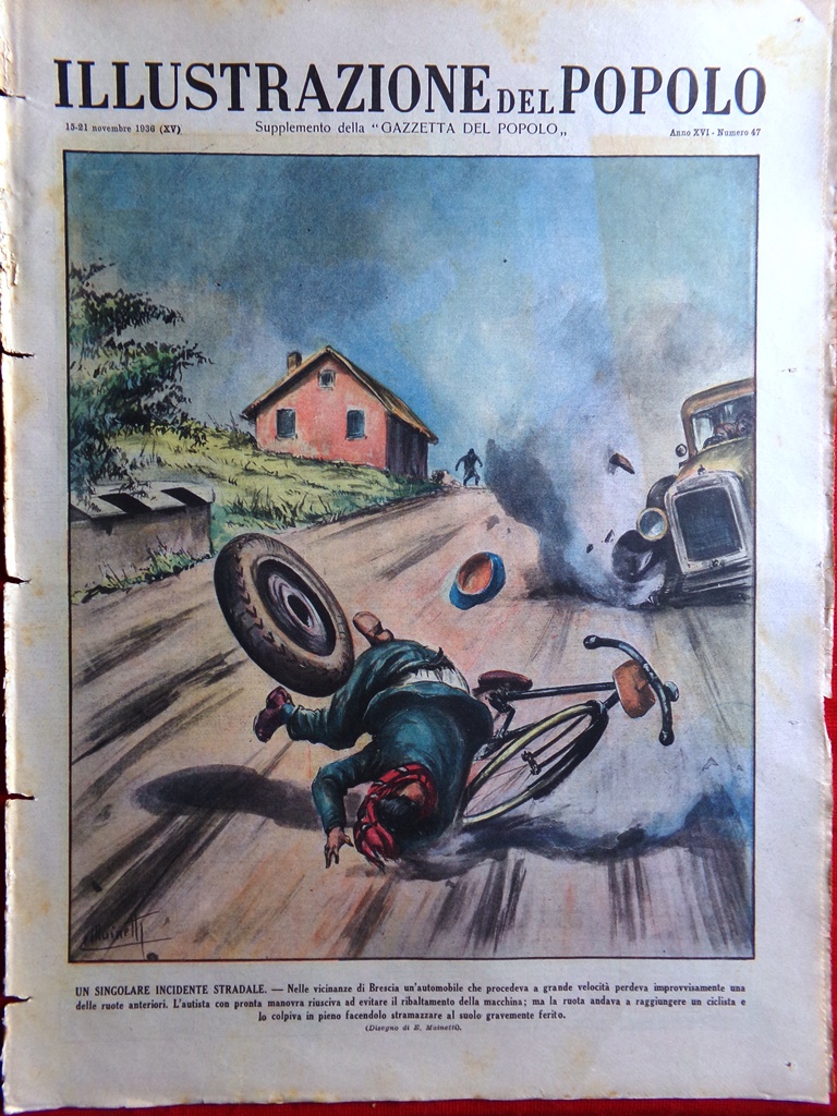 Illustrazione del Popolo 21 Novembre 1936 Padre Borello Beck Ungheria …