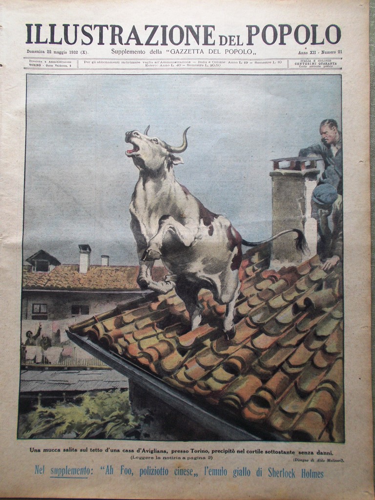 Illustrazione del Popolo 22 Maggio 1932 De Amicis Baghdad Paul …