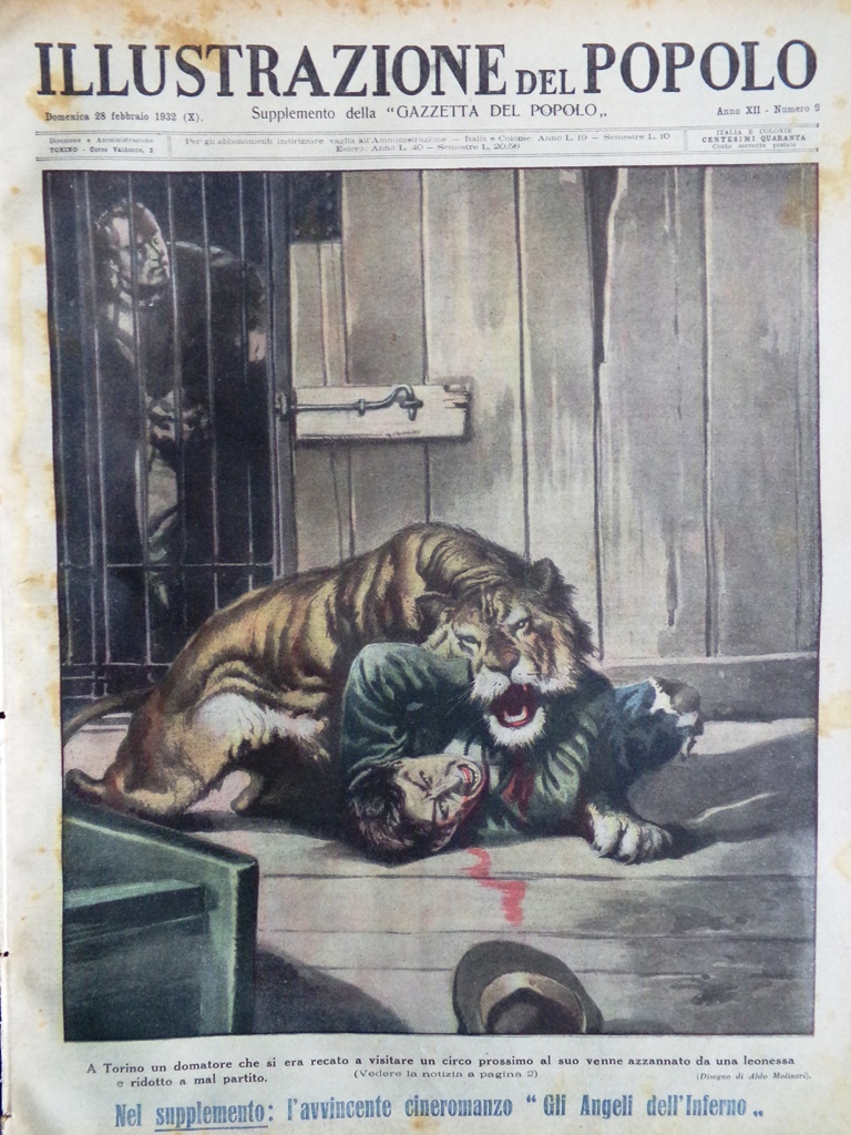 Illustrazione del Popolo 28 Febbraio 1932 Olimpiadi di Lake Placid …