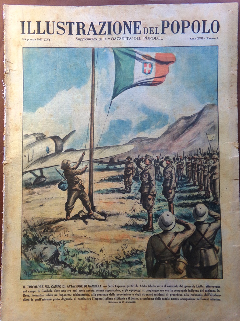 Illustrazione del Popolo 3 Gennaio 1937 Greta Garbo Laurel Hardy …