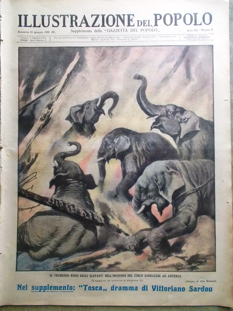 Illustrazione del Popolo 31 Gennaio 1932 Polizia Niznij Novgorod Gorki …