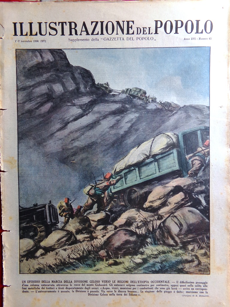 Illustrazione del Popolo 7 Novembre 1936 Palmira Salengro Duce Bologna …