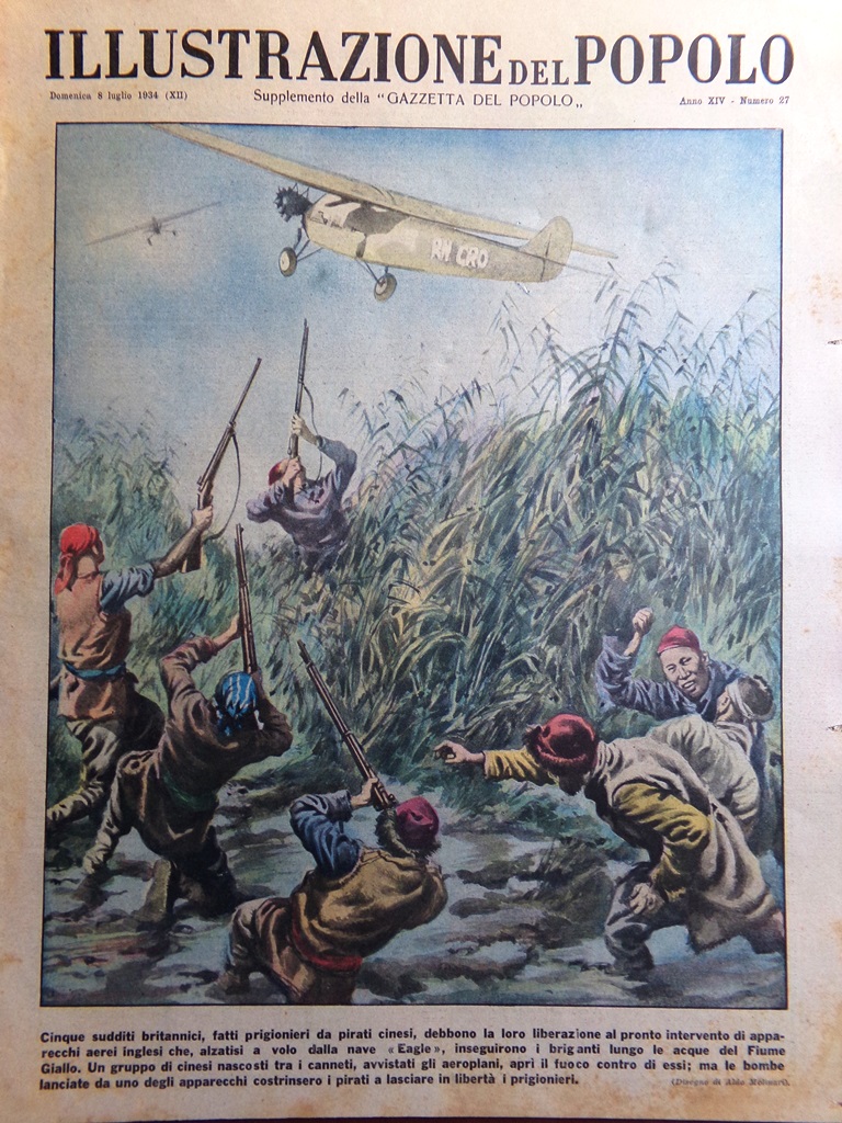 Illustrazione del Popolo 8 Luglio 1934 Russia Rossa Tour de …