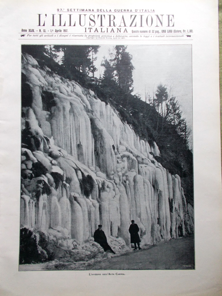 L'Illustrazione Italiana 1 Aprile 1917 WW1 Lanificio Rivetti Biella Pieve …