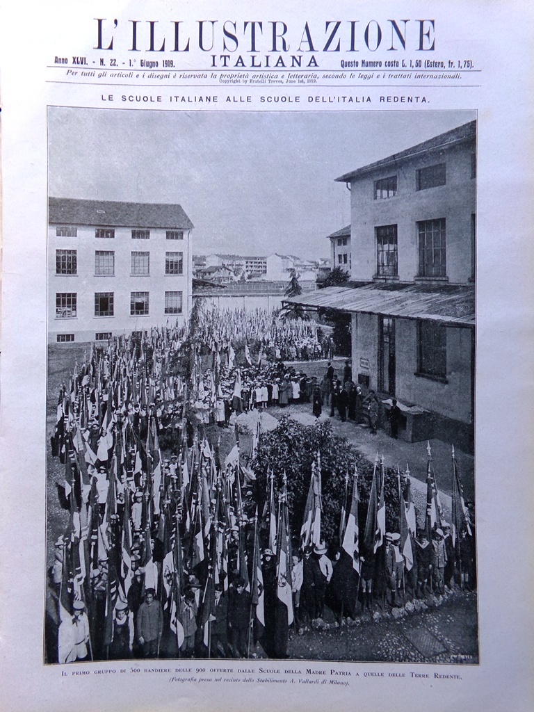 L'Illustrazione Italiana 1 Giugno 1919 Fiume Boemia Carso Buenos Aires …