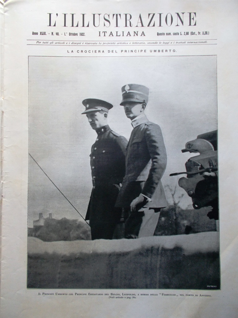 L'Illustrazione Italiana 1 Ottobre 1922 Cuore Edmondo De Amicis Stretti …