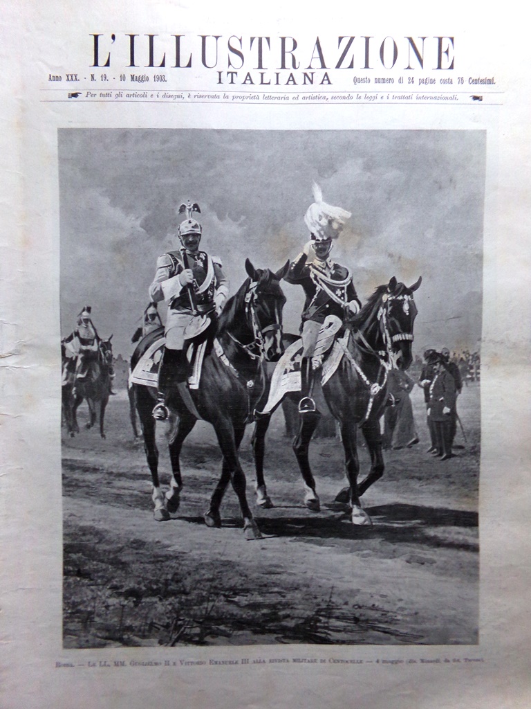 L'Illustrazione Italiana 10 Maggio 1903 Guglielmo II in Italia Salonicco …