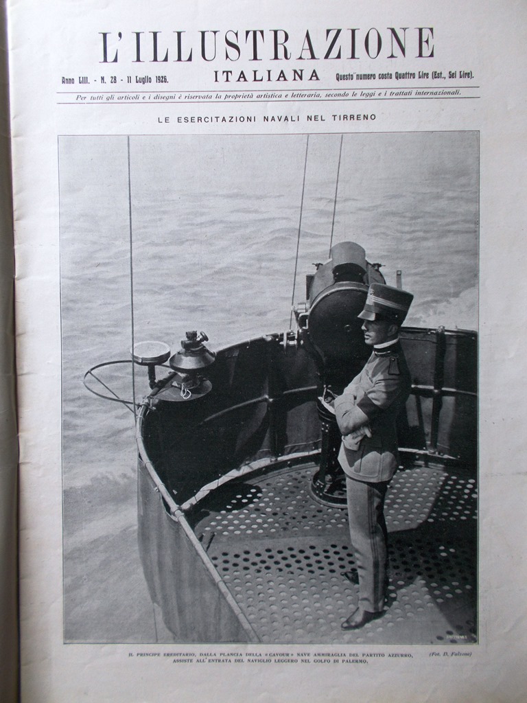 L'Illustrazione Italiana 11 Luglio 1926 Museo Trieste Grano Franchini Mussolini