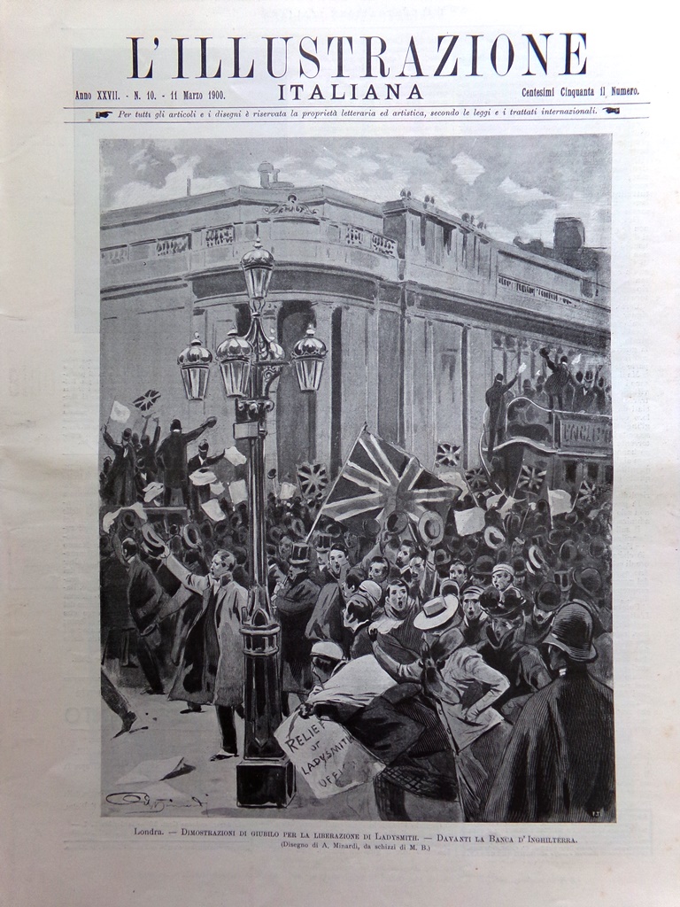 L'Illustrazione Italiana 11 Marzo 1900 Foro Romano Trinacria Paraguay Transvaal