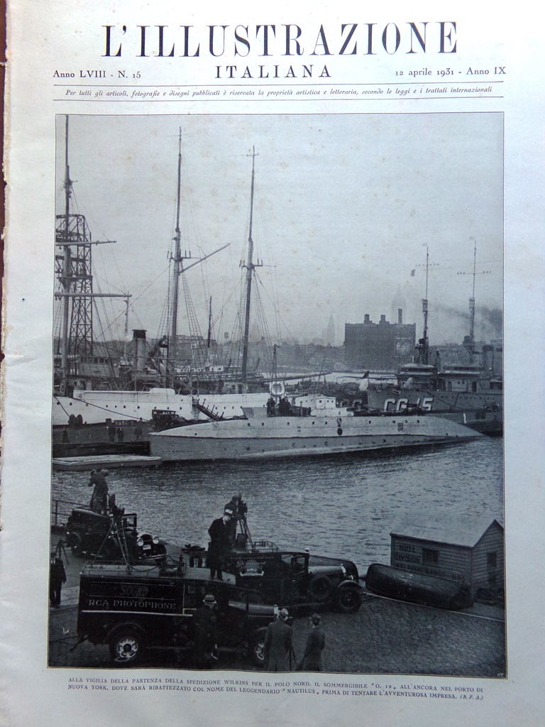 L'illustrazione Italiana 12 Aprile 1931 Monte Athos Corrado Alvaro Bethlen …