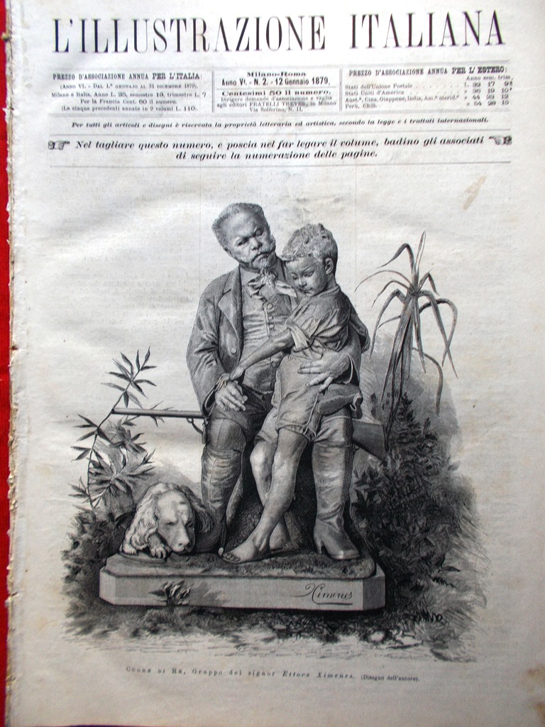 L'Illustrazione Italiana 12 Gennaio 1879 Deputazione Erzegovina Moncasi Napoli