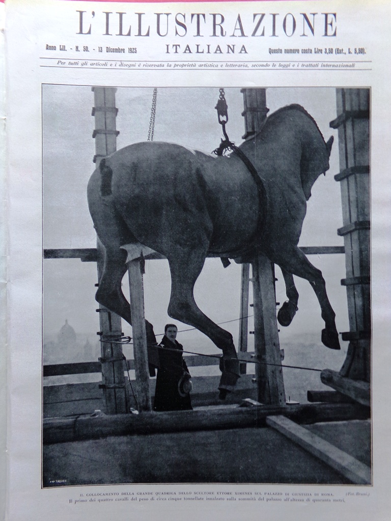 L'Illustrazione Italiana 13 Dicembre 1925 Locarno Scavi Sicilia Carlsbad Umberto