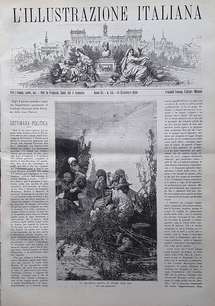 L'Illustrazione Italiana 14 Dicembre 1884 Durando Conferenza di Berlino Bianchi