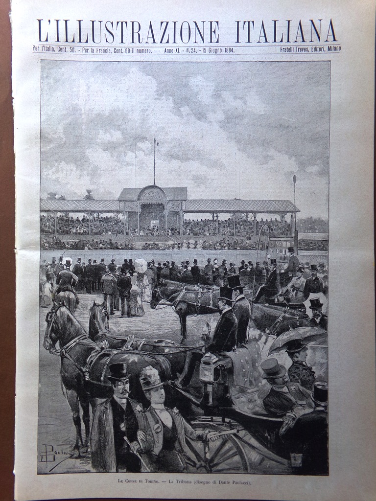 L'Illustrazione Italiana 15 Giugno 1884 Esplosione Londra Scherma Torino Manzoni
